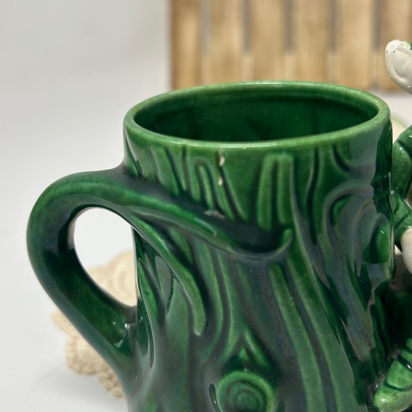 Treasure Craft Green Pixie Elf Tree Stump Cigarette holder with Ash Tray - Picture 9 of 14